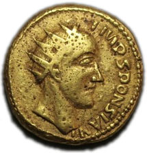 moneda dorada